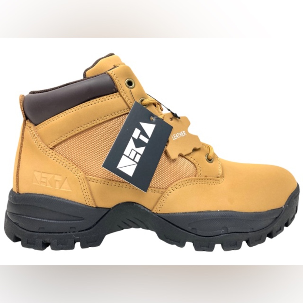 Men Boots, Delta Boots, Leather, Hiking Boots Wheat